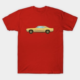 Chevy Camaro Illustration Tan T-Shirt